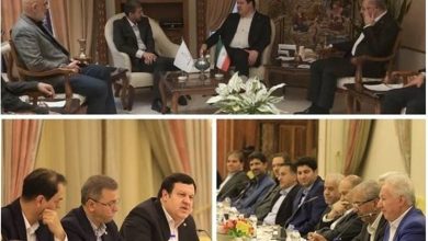 بانک ملت با صنعتگران و استاندار اصفهان