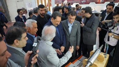 وزیر صمت در نمایشگاه صنعت و معدن