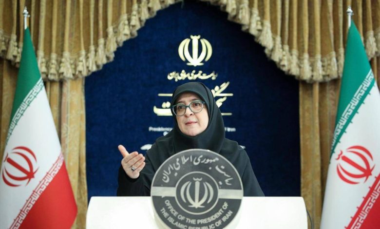 فاطمه مهاجرانی سخنگوی دولت