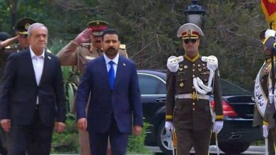 استقبال رسمی رئیس جمهور پزشکیان از نخست‌وزیر عراق