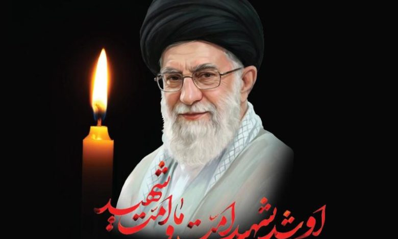 مراسم تشییع رهبر شهید