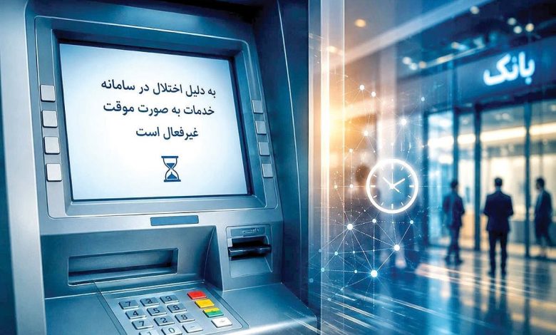 اختلال در بانک ها