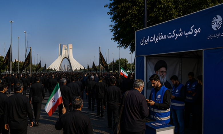 مراسم تشییع رهبر شهید