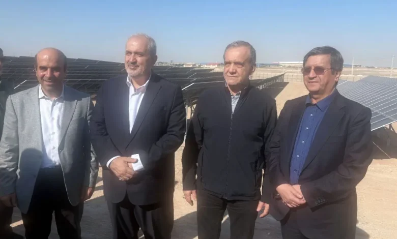افتتاح نیروگاه خورشیدی
