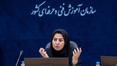 فاطمه منصوری سرپرست سازمان آموزش فنیوحرفهای