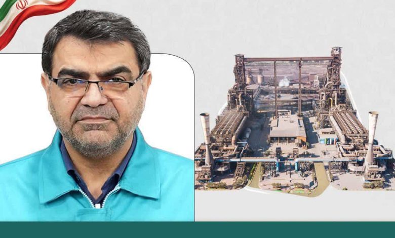 ثبت رکورد جدید تولید در واحد احیای مستقیم فولاد کاوه جنوب کیش