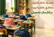 بانک مهر ایران همراه دانشآموزان مناطق کمبرخوردار در آغاز سال تحصیلی